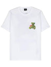 Paul Smith Short Sleeve T Shirt M2R 011R NP4694 01 WHITE - PAUL SMITH - BALAAN 3