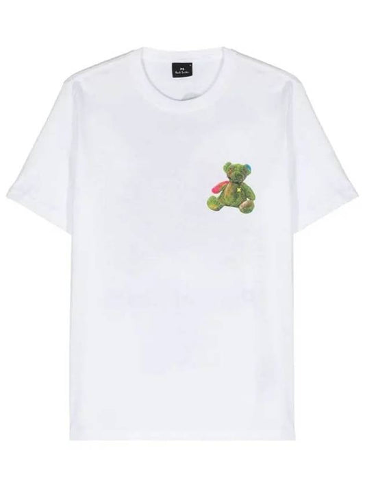 Paul Smith Short Sleeve T Shirt M2R 011R NP4694 01 WHITE - PAUL SMITH - BALAAN 2