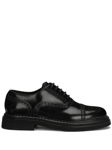 Dolce & Gabbana Derby Derby In Leather - DOLCE&GABBANA - BALAAN 1