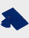 CANDY Gloves Muffler Set BLUE - RECLOW - BALAAN 2