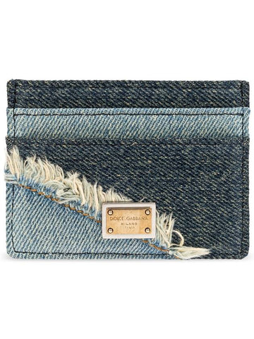 Dolce & Gabbana Card Holder, Women's, Blue - DOLCE&GABBANA - BALAAN 1