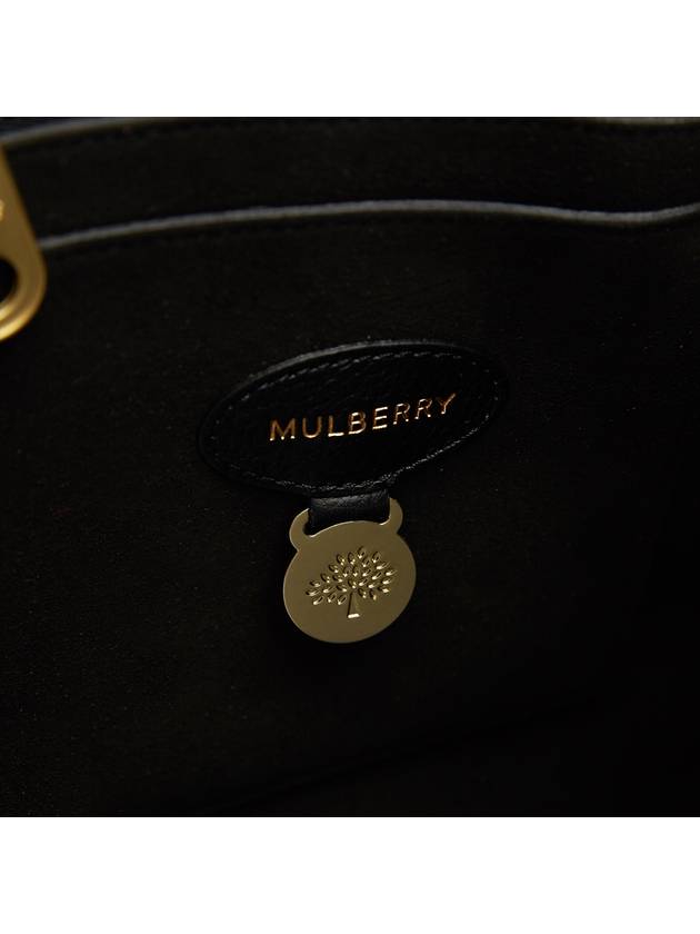 Small Bayswater Classic Grain Tote Bag Black - MULBERRY - BALAAN 11