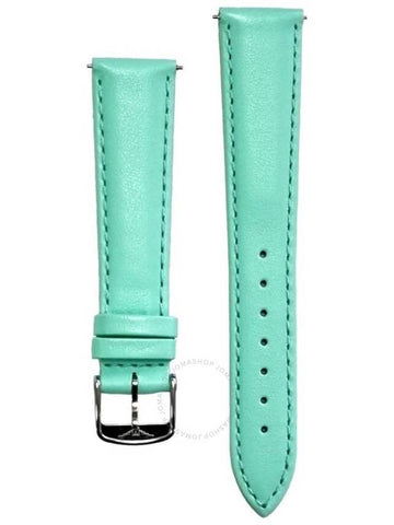 Longines 17 mm Turquoise Leather Watch Band L600159512 - LONGINES - BALAAN 1