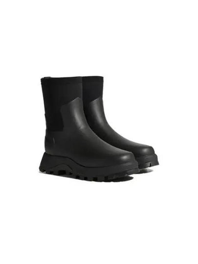 Women City Explorer Short Neoprene Rain Boots Black - HUNTER - BALAAN 2