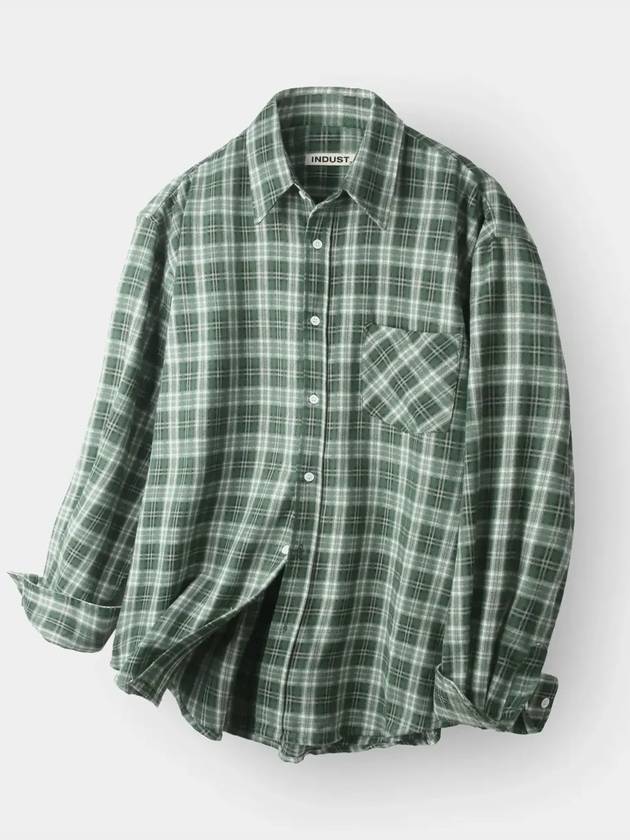 Forest Memory Check Shirt Green - INDUST - BALAAN 4