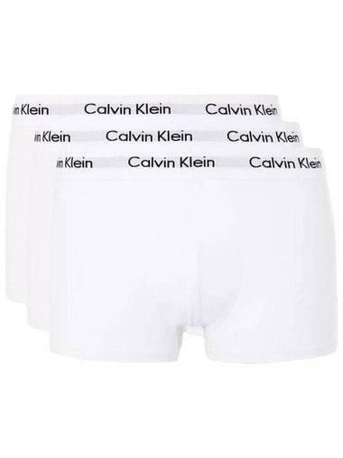 Stretch Cotton 3 Pack Boxer Briefs White - CALVIN KLEIN - BALAAN 1