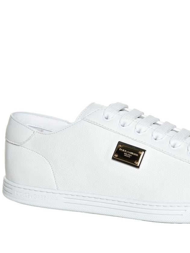 Saint Tropez Calfskin Sneakers White - DOLCE&GABBANA - BALAAN 5