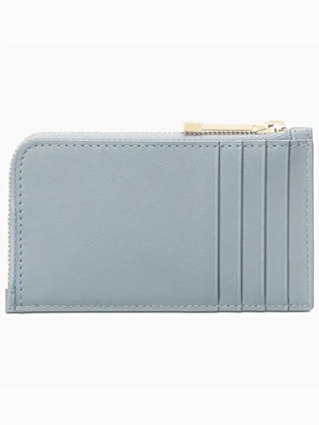 Lady Compact Cannage Zipper Lambskin Card Wallet Cloud Blue - DIOR - BALAAN 5