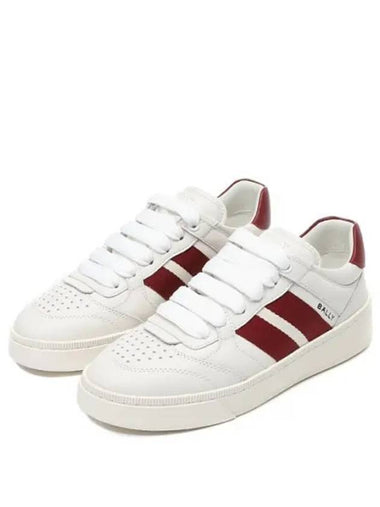 Raise Leather Low Top Sneaker White - BALLY - BALAAN 1