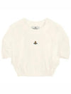 ORB Football Crop Short Sleeve T-Shirt White - VIVIENNE WESTWOOD - BALAAN 2