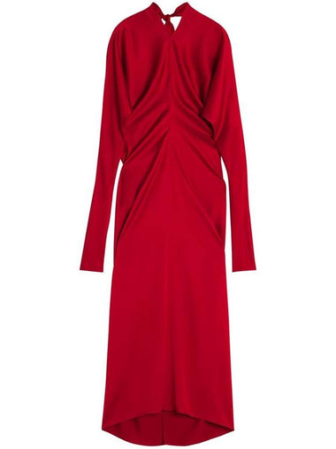 Lanvin Draped Fitted Dress Clothing - LANVIN - BALAAN 1