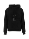 Logo Hoodie Black - SAINT LAURENT - BALAAN 2