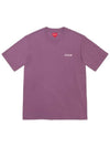 [SUPREME] Washed Script S/S Top - PURPLE - SUPREME - BALAAN 1