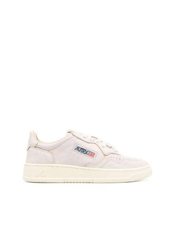 Medalist Leather Low-Top Sneakers Beige - AUTRY - BALAAN 1