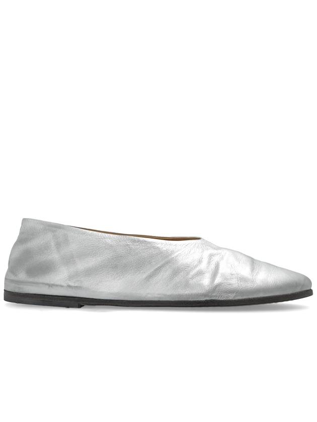 Marsell Leather Ballerinas, Women's, Silver - MARSELL - BALAAN 1