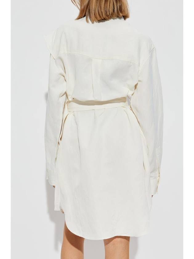 JW Anderson Dress With Belt, Women's, Cream - JW ANDERSON - BALAAN 4