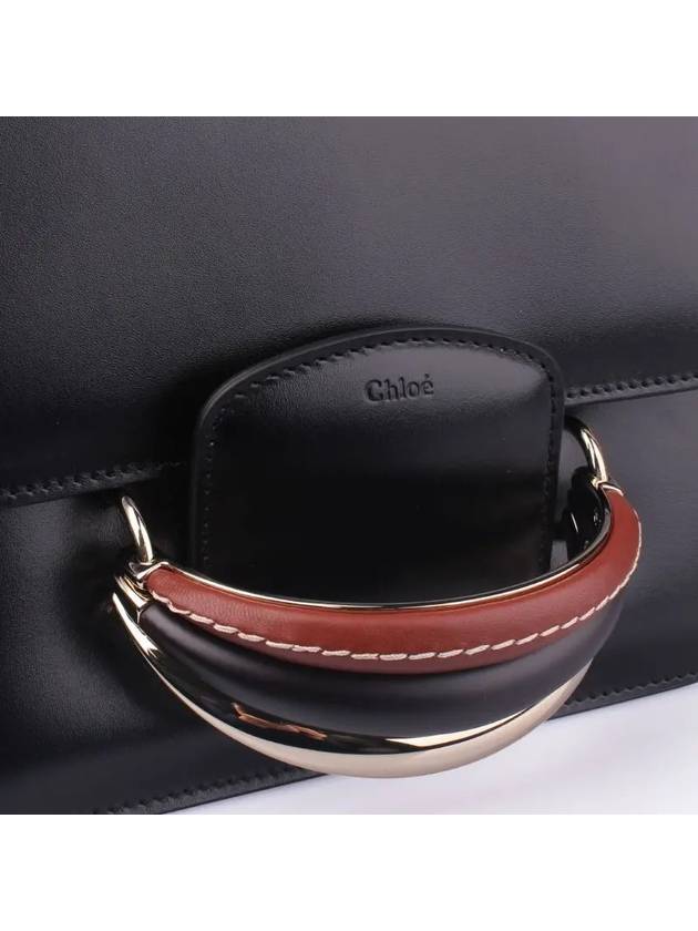 Kattie Shiny Calfskin Cross Bag Black - CHLOE - BALAAN 3