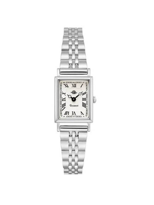 Women's Nostalgia Metal Watch Silver - ROSEMONT - BALAAN 1