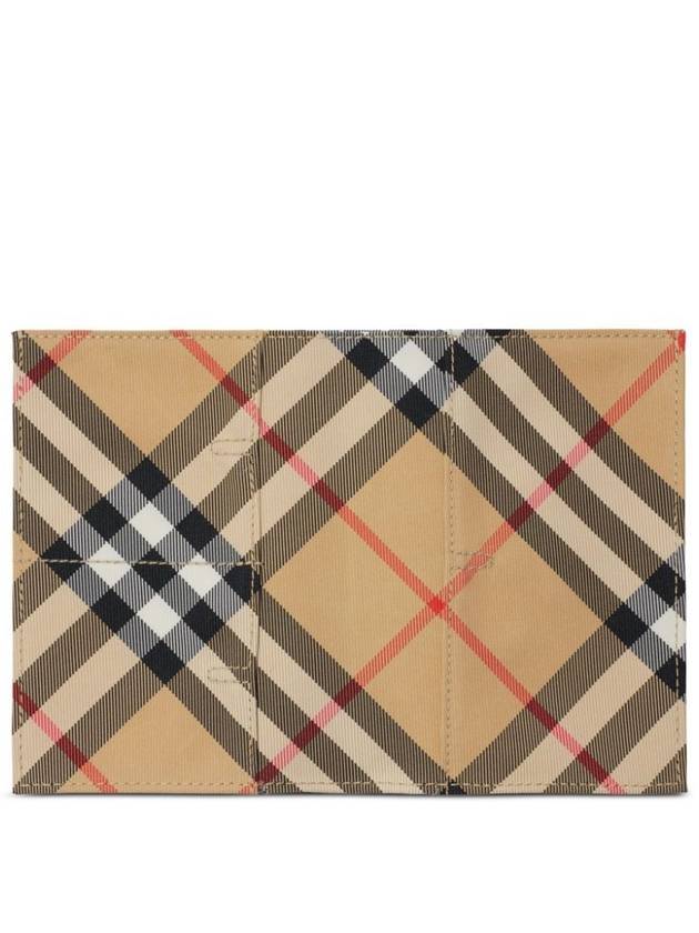 House Check Card Wallet Beige - BURBERRY - BALAAN 4