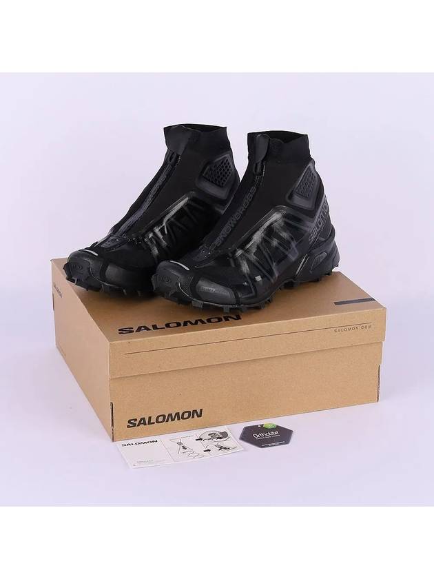 Snowcross High Top Sneakers Black Magnet - SALOMON - BALAAN 7