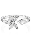 Women's Sparkling Herbarium Cluster Ring White - PANDORA - BALAAN 2