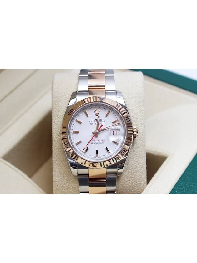 Dayjust 36 Turn O Graf Rose Gold Combi 116261 - ROLEX - BALAAN 4