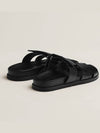 Chypre Calfskin Sandals Black - HERMES - BALAAN 4