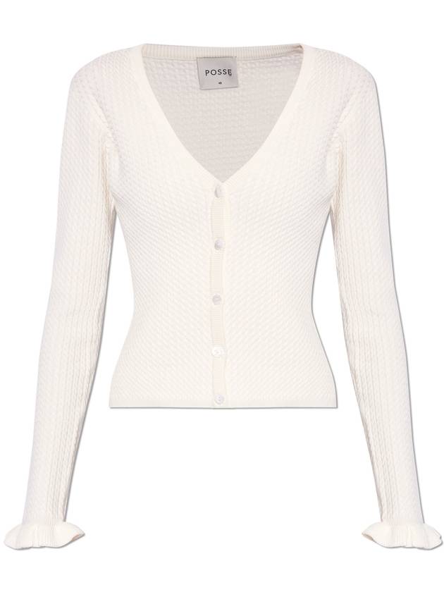 Posse Cardigan 'Iris', Women's, White - POSSE - BALAAN 1