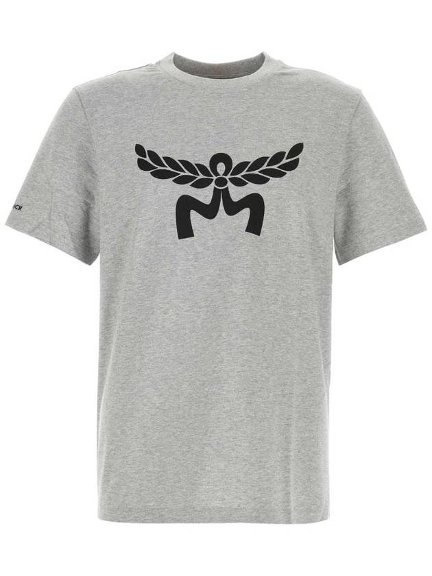 GB MCM GRAY cotton t shirt MHTESMM05 ET - MCM - BALAAN 1