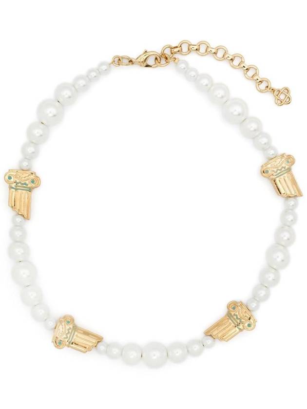 Casablanca Gradient Pearl Column Necklace Accessories - CASABLANCA - BALAAN 1