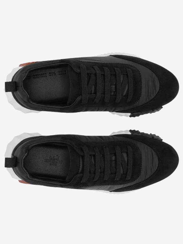 Bouncing Parachute Fabric Low Top Sneakers Noir - HERMES - BALAAN 4