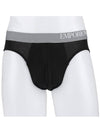 Logo 3 Pack Briefs Black - EMPORIO ARMANI - 6