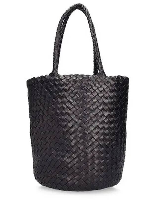 Hand Braided Top Hand Basket Black Tote Bag - DRAGON DIFFUSION - BALAAN 4