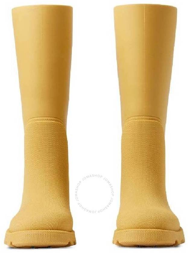 Rubber Marsh High Worker Boots Yellow - BURBERRY - BALAAN 4