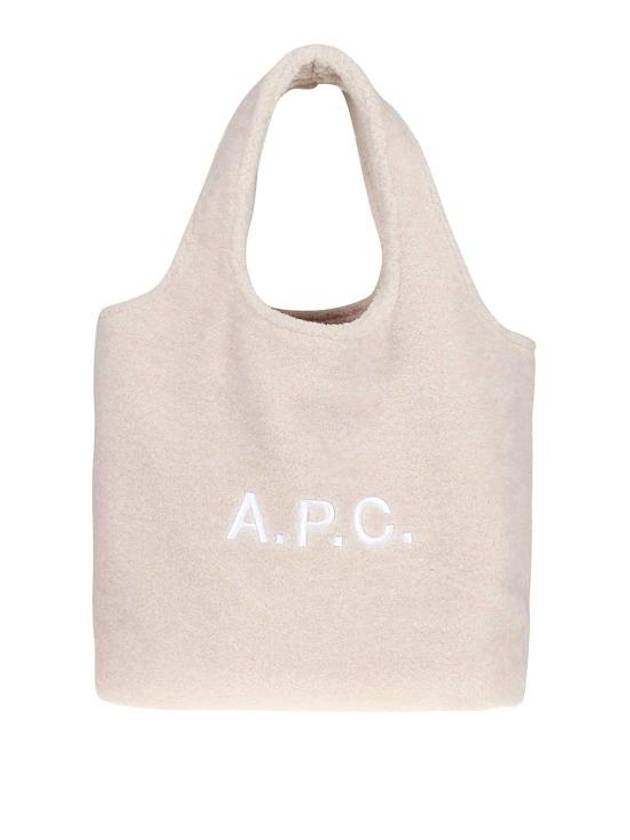 Ninon Shearling Horizontal Tote Bag Beige - A.P.C. - BALAAN 2