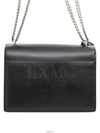 Sunset bag monogram chain medium black silver engraving 442906 - SAINT LAURENT - BALAAN 4