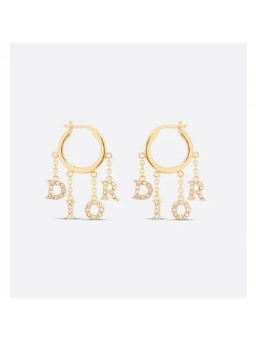 Revolution Earrings Gold - DIOR - BALAAN 1