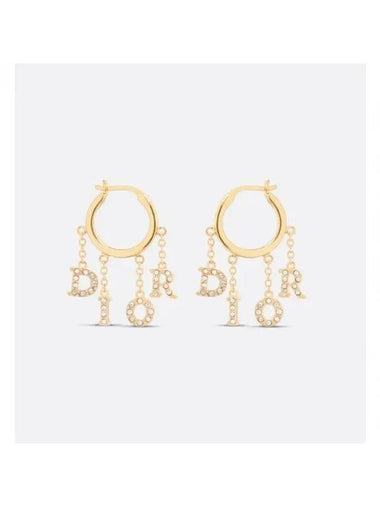 Revolution Earrings Gold - DIOR - BALAAN 1