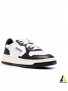 Medalist Leather Low Top Sneakers White Black - AUTRY - BALAAN 2