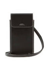 Max Logo Phone Pouch Black - A.P.C. - BALAAN 1