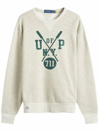 Rowing Club Crew Neck Sweatshirt Grey - POLO RALPH LAUREN - BALAAN 2