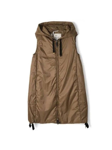 The Cube Greengi Waterproof Vest Brown - MAX MARA - BALAAN 1