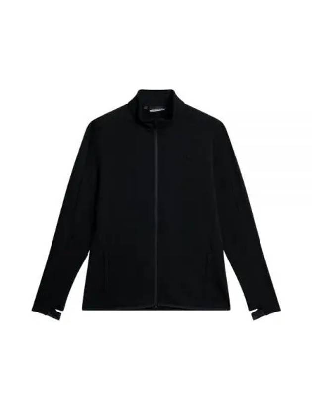 Men's High Grounds Merino Mid Layer Jacket Black - J.LINDEBERG - BALAAN 2