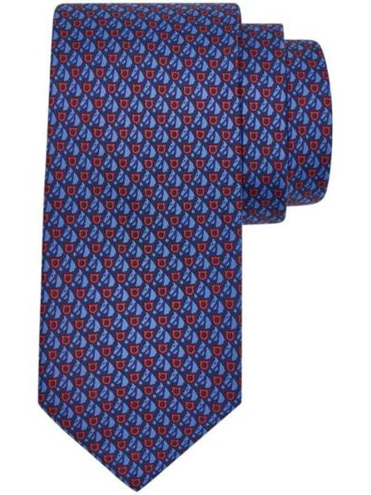 Tie 350979 0773947 BLURO BLUE - SALVATORE FERRAGAMO - BALAAN 1