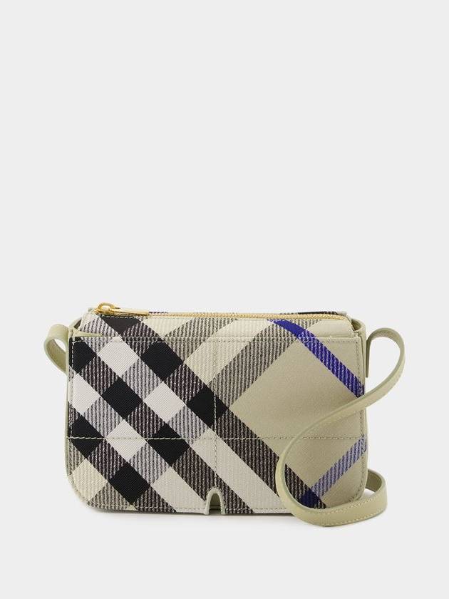 Snip Check Cross Bag Lichen - BURBERRY - BALAAN 2