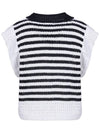 Striped frill knit vest MK4MV210 - P_LABEL - BALAAN 6