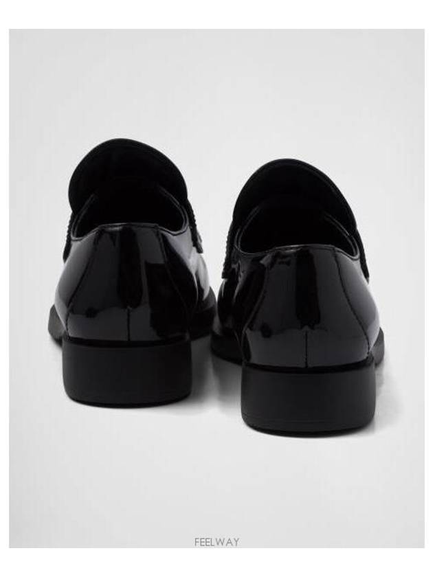 Patent Leather Loafers Black - PRADA - BALAAN 6