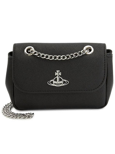 Small Pulse Women s Chain Cross Bag 5C01000CW S000B N401 - VIVIENNE WESTWOOD - BALAAN 1