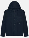 Armored stretch satin hooded overshirt - CP COMPANY - BALAAN 1