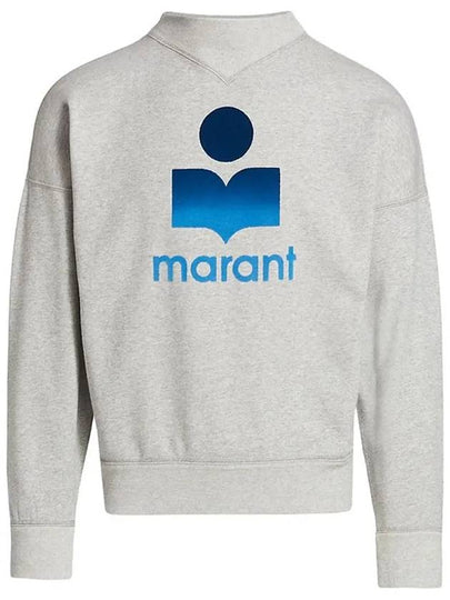 Melvis Omber Big Logo Sweatshirt Grey - ISABEL MARANT - BALAAN 2